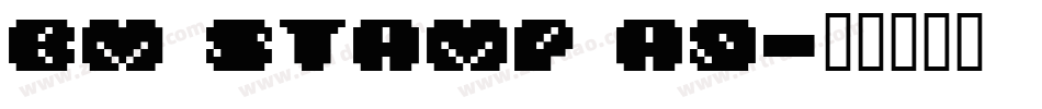 BM stamp A9字体转换